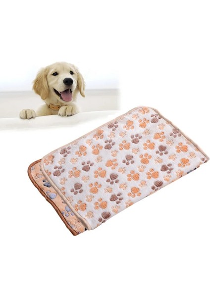 Pembe Tarzı 76X52CM Köpek Pençe Havlu Halı Pet Mat Köpek Yatağı Kış Sıcak Kedi Mercan Kadife Havlu Battaniye Uyku Örtüsü Havlu Yastık Evcil Hayvan Malzemeleri (Yurt Dışından) indirimleri