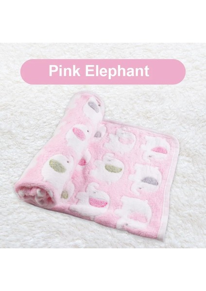 Pembe Fil Stili 40X60 Sıcak Yatak Yumuşak Pet Battaniye Kış Köpek Yatağı Battaniye Kedi Yatak Mat Küçük Orta Köpekler Kediler Mercan Polar Yavru Malzemeleri (Yurt Dışından)
