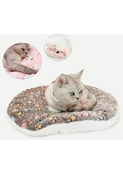 Shanhua Shop No.3 Tarzı S-40X40CM Yuvarlak Köpek Yatak Mat Kalınlaşmak Sıcak Pet Yastık Nefes Köpek Kulübesi Yatakları Kedi Köpek Uyku Battaniyesi Yuva Pet Aksesuarları (Yurt Dışından)