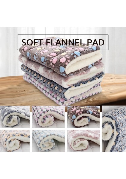 No.1 Tarzı 51X34CM Köpek Yatağı Yumuşak Flanel Kalınlaşmış Pet Sıcak Polar Ped Pet Battaniye Yatak Mat Küçük Büyük Köpek Kedi Kanepe Yastık Kilim Uyku Örtüsü 3xl (Yurt Dışından) fırsatları