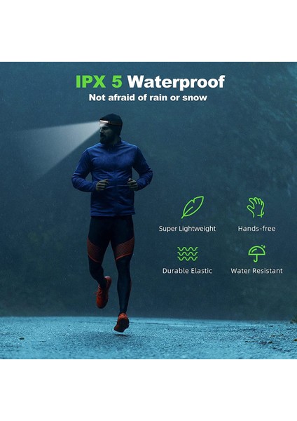 Siyah Su Geçirmez LED Far Cob Far Güçlü Kafa El Feneri USB Şarj Edilebilir Kamp Balıkçılık Fener Geniş Aydınlatma Aralığı (Yurt Dışından) fırsatları