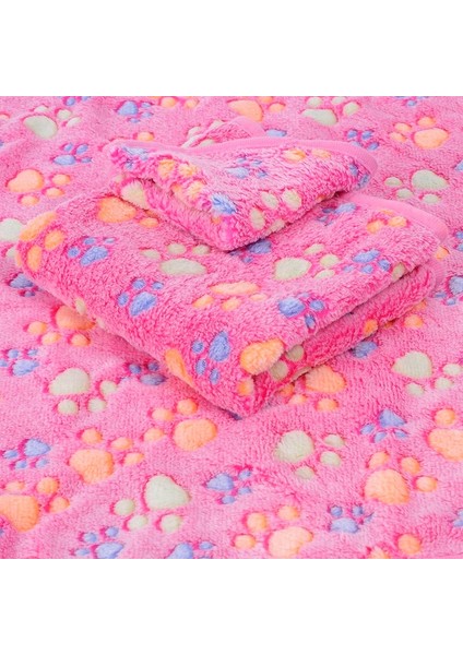 Pembe Tarzı S Beden Kış Sıcak Çok Fonksiyonlu Yumuşak Kürk Köpek Battaniyesi, Pençe Baskı Evcil Hayvan Uyku Köpek Yavrusu Kedi Battaniyesi Mattreolors (Yurt Dışından) indirimleri