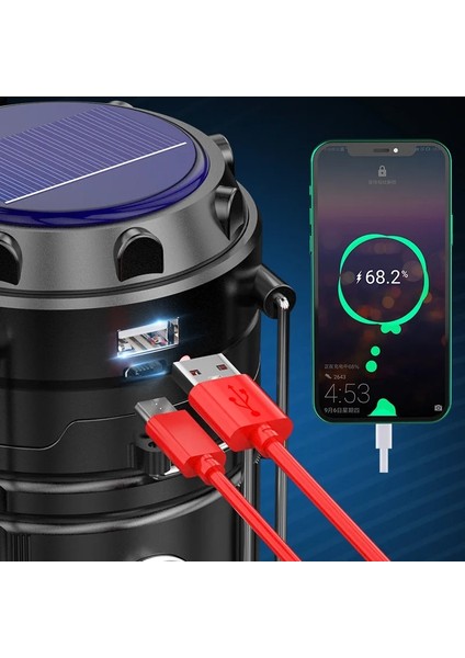 A Taşınabilir Fenerler Açık Şarj Edilebilir Gece Lambası Ev Kamp Ekipmanları Asılı Çadır Lambası Dış Aydınlatma Işıkları Balıkçılık (Yurt Dışından) indirimleri