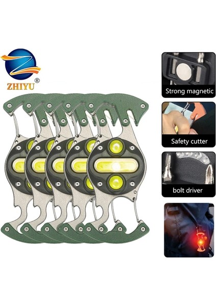 1 Parça Yeni Açık Anahtarlık Taşınabilir Çok Fonksiyonlu Ev Acil Durum Aydınlatma Bandı Düdük Kesme Bıçağı Vurgulama Çalışma Işığı (Yurt Dışından) fiyatları