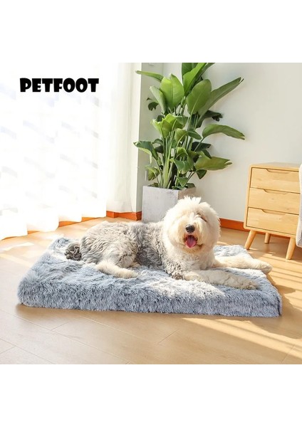 Gri Stil 40X30X5CM Ultra Peluş Deluxe Ortopedik Köpük Köpek Yatağı Dikdörtgen Kedi Köpek Paspasları Çıkarılabilir Kapak Küçük Büyük Köpekler Için Pet Yatak Yastık (Yurt Dışından) fiyatları