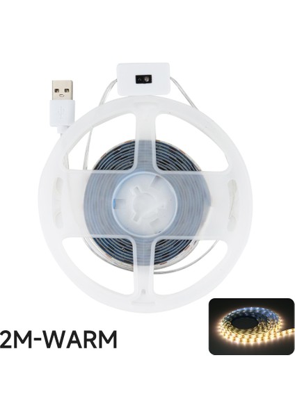 Sıcak-2m Dc 5 V USB Hareket Arka Işık LED Işık Şeridi El Süpürme Sallayarak Açık Kapalı Sensörü Tv Mutfak Dolap Altı Lambası (Yurt Dışından)