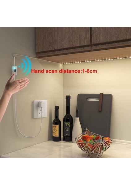 Sıcak-2m Dc 5 V USB Hareket Arka Işık LED Işık Şeridi El Süpürme Sallayarak Açık Kapalı Sensörü Tv Mutfak Dolap Altı Lambası (Yurt Dışından) indirimleri