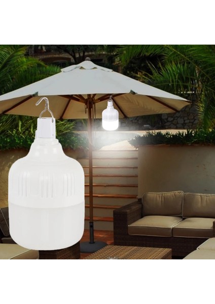 2 Adet 1- Dış Mekan Acil Durum Işıkları USB Şarj Edilebilir LED Kamp Işık 5 Mod Aydınlatma Kanca ile Taşınabilir Fener Çadır Lambası (Yurt Dışından)