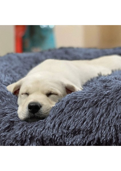 Kravat Boyalı Pembe Tarzı Çap 40CM Pet Köpek Yatağı Uzun Peluş Yastık Yatak Süper Yumuşak Kabarık Kediler Için Rahat Paspaslar Sıcak Uyku Tulumu Kabarık Kış Sıcak Köpek Kulübesi (Yurt Dışından) modelleri