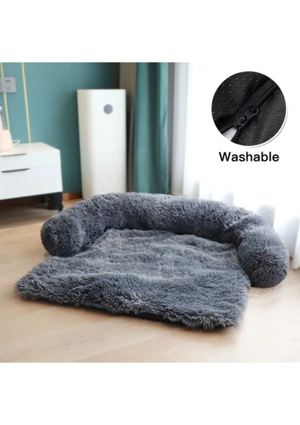 Açık Camgöbeği Stili S Beden Büyük Köpek Yatağı Kanepe Kabarık Köpekler Pet House Kanepe Mat Uzun Peluş Sıcak Kulübesi Pet Kedi Köpek Yastık Yıkanabilir Battaniye Kanepe Örtüsü (Yurt Dışından)