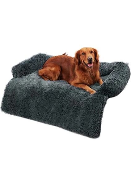 Açık Camgöbeği Stili S Beden Büyük Köpek Yatağı Kanepe Kabarık Köpekler Pet House Kanepe Mat Uzun Peluş Sıcak Kulübesi Pet Kedi Köpek Yastık Yıkanabilir Battaniye Kanepe Örtüsü (Yurt Dışından)