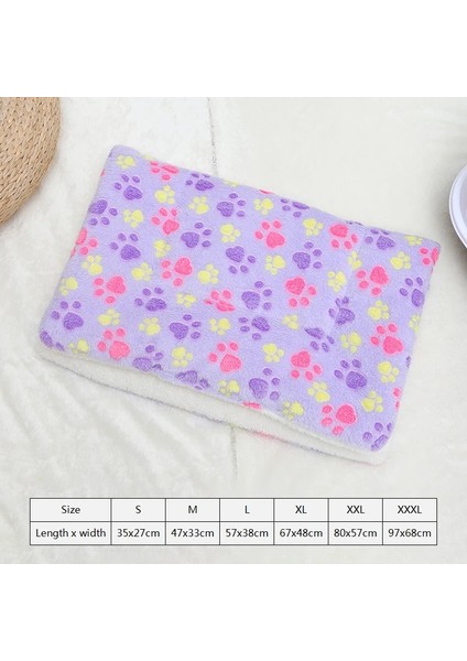 No.12 Tarzı Xl 67X48CM Yumuşak Flanel Kalınlaşmış Pet Yumuşak Polar Ped Pet Battaniye Yatak Mat Yavru Köpek Kedi Kanepe Yastık Ev Halısı Sıcak Tutmak Uyku Örtüsü (Yurt Dışından)