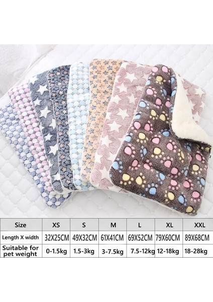 D Tarzı Stili L69X52CM Yumuşak Flanel Kalınlaşmış Pet Yumuşak Polar Ped Pet Battaniye Yatak Mat Yavru Köpek Kedi Kanepe Yastık Ev Halısı Sıcak Tutmak Uyku Örtüsü (Yurt Dışından) indirimleri