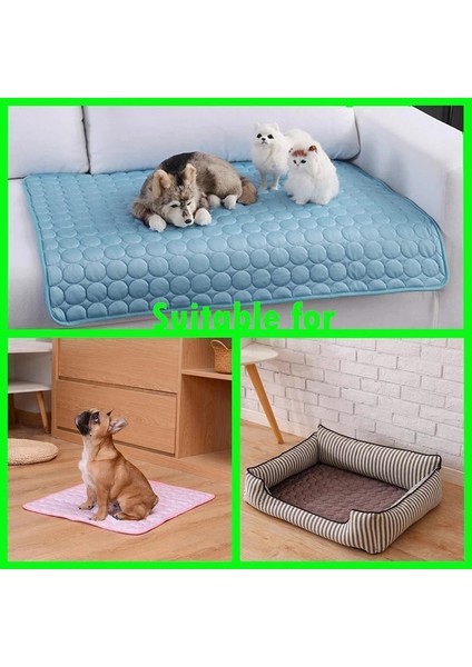 Pembe Tarzı M 62X50 cm Köpek Mat Soğutma Yaz Ped Mat Köpekler Için Kedi Battaniye Kanepe Nefes Alabilir Pet Köpek Yatağı Yaz Yıkanabilir Küçük Orta Büyük Köpekler Için Araba (Yurt Dışından) modelleri