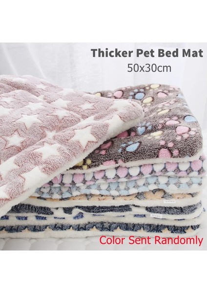 Battaniye Tarzı 50X30CM Köpek Yatağı Yastık Büyük Köpekler Yatak Kedi Evi Pet Yastık Yatak Pet Kulübesi Süper Yumuşak Kabarık Kedi Köpek Evi Için Rahat Köpek Malzemeleri (Yurt Dışından)