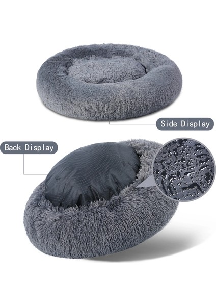 Koyugri Tarzı S-50CM Kabarık Donut Köpek Yatağı Xxl Sıcak Yumuşak Uzun Peluş Pet Yastık Köpek Evi Kedi Yatağı Yıkanabilir Pet Kanepe Mat Sakinleştirici Samll Büyük Köpek Yatakları (Yurt Dışından) indirimleri