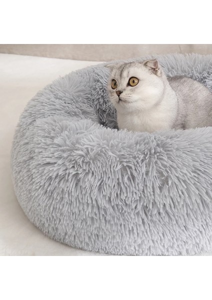 GD-001-26 Tarzı 50CM Pet Köpek Yatağı Süper Yumuşak Pet Yatak Kulübesi Köpek Yuvarlak Kedi Kış Sıcak Uyku Tulumu Uzun Peluş Büyük Köpek Yastık Mat (Yurt Dışından) indirimleri