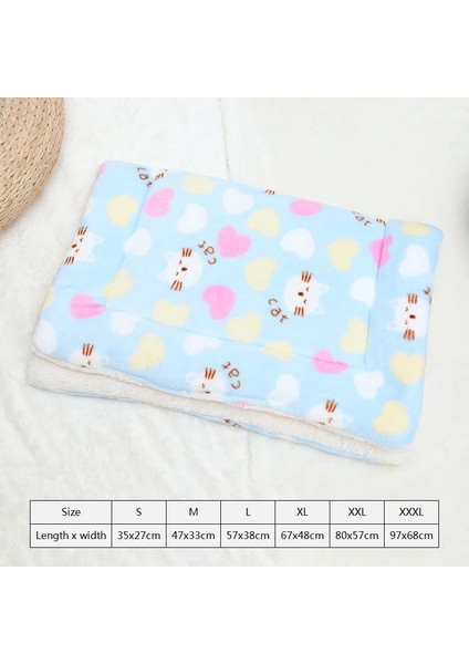 No.9 Tarzı Xxl 80X57CM Yumuşak Flanel Kalınlaşmış Pet Yumuşak Polar Ped Pet Battaniye Yatak Mat Yavru Köpek Kedi Kanepe Yastık Ev Halısı Sıcak Tutmak Uyku Örtüsü (Yurt Dışından)