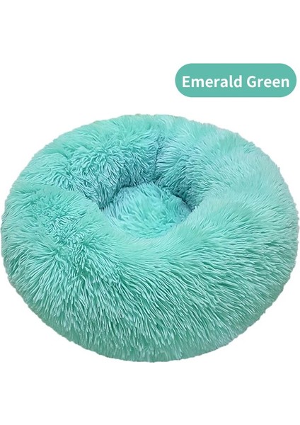 Yeşil Stil 40CM Yeni Köpek Yatağı Uzun Peluş Kedi Mat Süper Yumuşak Köpek Yatakları Büyük Köpekler Için Yatak Labradorlar Ev Yuvarlak Yastık Pet Ürün Aksesuarları (Yurt Dışından)