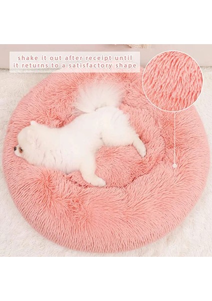 Yeşil Stil 40CM Yeni Köpek Yatağı Uzun Peluş Kedi Mat Süper Yumuşak Köpek Yatakları Büyük Köpekler Için Yatak Labradorlar Ev Yuvarlak Yastık Pet Ürün Aksesuarları (Yurt Dışından) fırsatları
