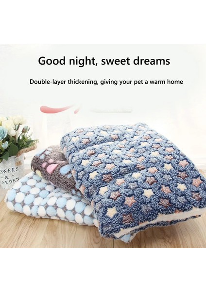 E Stil Stili M61X41CM Yumuşak Flanel Kalınlaşmış Pet Yumuşak Polar Ped Pet Battaniye Yatak Mat Yavru Köpek Kedi Kanepe Yastık Ev Halısı Sıcak Tutmak Uyku Örtüsü (Yurt Dışından) fırsatları
