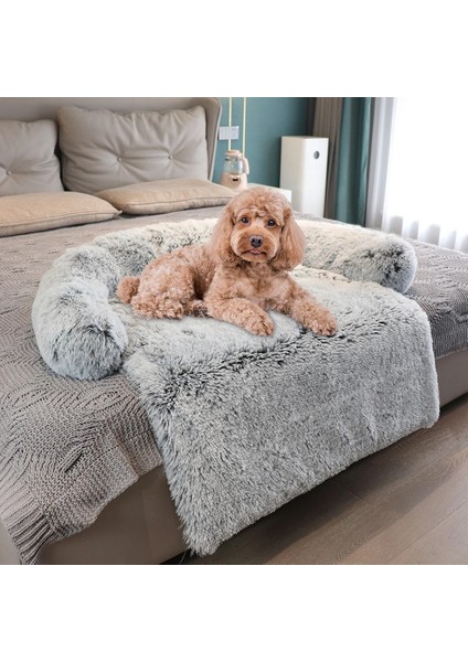 Mavi Stil S Beden Yıkanabilir Pet Kanepe Köpek Yatak Büyük Köpekler Için Sakinleştirici Yatak Ped Battaniye Kış Sıcak Kedi Yatak Mat Kanepeler Araba Zemin Mobilya Koruyucu (Yurt Dışından)