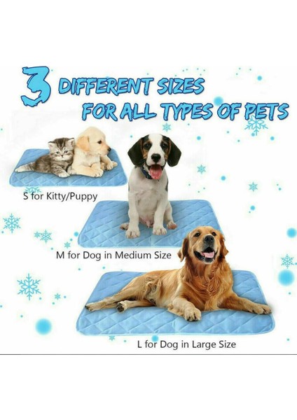 Açık Mavi Tarzı Xs 40X30 cm Yaz Soğutma Matı Pet Pad Köpek Yatakları Paspaslar Mavi Pet Buz Pedi Serin Soğuk Ipek Neme Dayanıklı Soğutucu Yatak Yastık Köpek (Yurt Dışından) modelleri