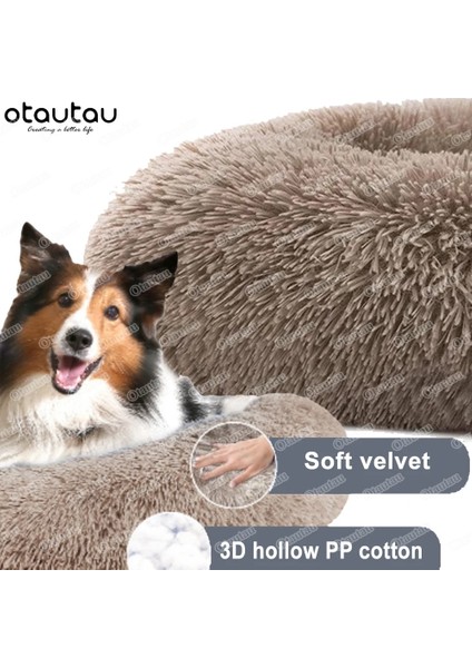 Batik Bordo Tarzı 50CM Yuvarlak Köpek Yatakları Köpek Evleri Kanepe Kanepe Kulübesi Mat Büyük Orta Küçük Kedi Yumuşak Tamamen Kadife Pet Malzemeleri Aksesuarları (Yurt Dışından) fırsatları