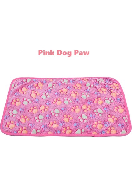 Pembe Tarzı 76CM x 52CM Pet Yumuşak Sıcak Battaniye Köpek Havlusu Halı Pet Mat Köpek Yatağı Kış Kedi Köpek Battaniye Köpek Havlu Battaniye Uyku Örtüsü Pet Malzemeleri (Yurt Dışından)