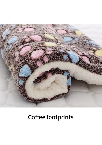 C6 Stili XL69X52CM Pet Battaniye Yumuşak Kalınlaşmış Polar Ped Pazen Yatak Mat Yavru Köpek Kedi Kanepe Yastık Ev Halısı Sıcak Tutmak Uyku Örtüsü (Yurt Dışından)