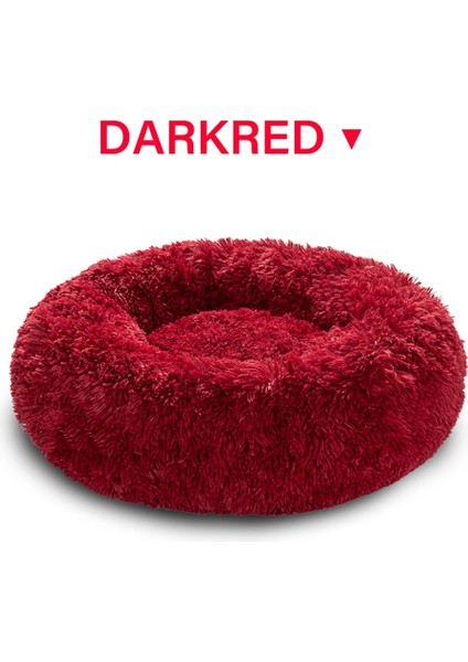 Koyu Kırmızı Tarzı S-50CM Kabarık Köpek Yatağı Xxl Kanepe Sepeti Kral Lüks Köpek Yatakları Eğlenceli Yıkanabilir Çıkarılabilir Köpek Evi Uzun Peluş Açık Büyük Pet Kedi Köpek Yatak Mat (Yurt Dışından)