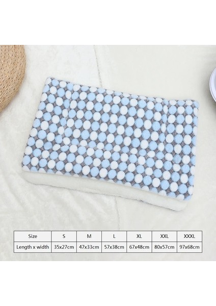 No.6 Tarzı S 35X27CM Yumuşak Flanel Kalınlaşmış Pet Yumuşak Polar Ped Pet Battaniye Yatak Mat Yavru Köpek Kedi Kanepe Yastık Ev Halısı Sıcak Tutmak Uyku Örtüsü (Yurt Dışından)