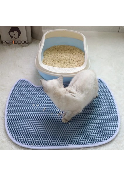 Mtl Stili Kedi Şekli Pet Kedi Kumu Mat Çift Katmanlı Kumu Eva Kedi Yatak Pedleri Yakalama Kutusu Mat Ev Temiz Mat Su Geçirmez Kaymaz (Yurt Dışından) fiyatları