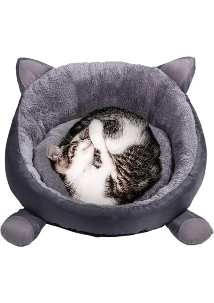 Pembe Beyaz Kedi Yatak Stili M Beden Kedi Yatak Ev Peluş Kedi Paw Yastık Mat Kanepe Kedi Aksesuarları Için Cama Perro Gato Küçük Köpek Yatağı Yavru Yavru Kediler Için Malzemeler (Yurt Dışından) fiyatları