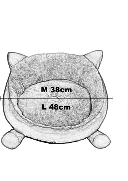 Pembe Beyaz Kedi Yatak Stili M Beden Kedi Yatak Ev Peluş Kedi Paw Yastık Mat Kanepe Kedi Aksesuarları Için Cama Perro Gato Küçük Köpek Yatağı Yavru Yavru Kediler Için Malzemeler (Yurt Dışından) indirimleri