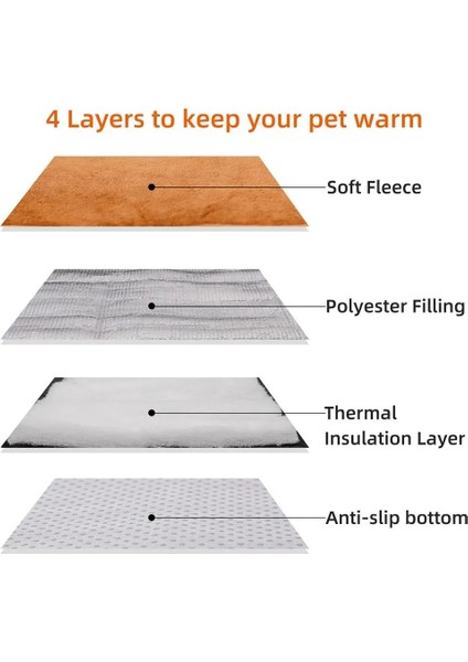 Gri Xl Tarzı Pet Mat Köpek Yatağı Kendinden Isıtmalı Pet Pedleri Köpek Battaniyesi Kedi Yatağı Pet Termal Mat Battaniye Kanepe Minderi Ev Halısı Sıcak Tutmak Uyku Örtüsü (Yurt Dışından) modelleri