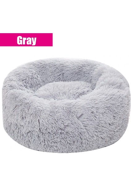 Açık Gri Tarzı S ÇAPI40CM Kalın Cutton Yuvarlak Köpek Yatağı Süper Yumuşak Uzun Peluş Pet Kedi Mat Köpekler Için Yuva Yastık Yatak Kış Sıcak Evcil Hayvan Kanepe Köpek Kulübesi (Yurt Dışından)