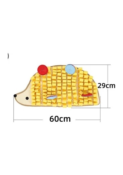 Ciwei Tarzı Pet Yavaş Besleyici Köpek Oyuncakları Snuffle Mat Koklama Pedi Battaniye Iq Toplayıcılık Becerileri Eğitimi Besleme Matı Kedi Köpek Eğitimi Bulmaca Oyuncak (Yurt Dışından)
