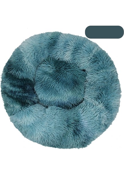 Gd-Tie Boya-Haze Blue Stili 60CM Pet Büyük Köpek Yatağı Rahat Yuvarlak Köpek Kulübesi Ultra Yumuşak Yıkanabilir Köpek ve Kış Sıcak Pet Koltuk Minderi (Yurt Dışından)
