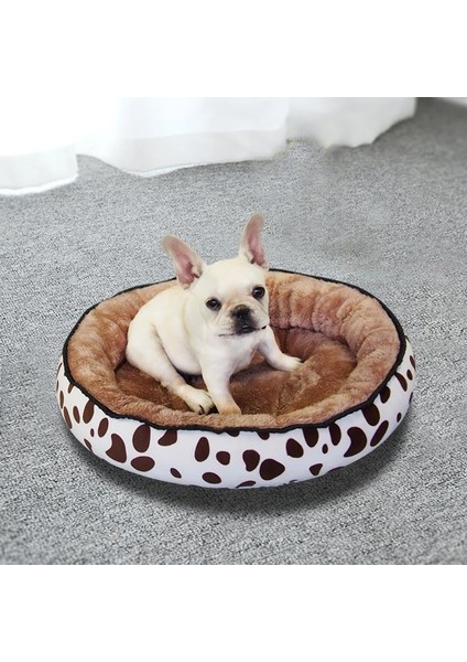 Açık Mavi Stil Xl 70X60CM Yuvarlak Köpek Yatakları Uyku Mat Yumuşak Sıcak Kulübesi Yatak Yastık Küçük Orta Büyük Köpek Evi Pad Için Pet Malzemeleri Cama Para Perro (Yurt Dışından) fiyatları