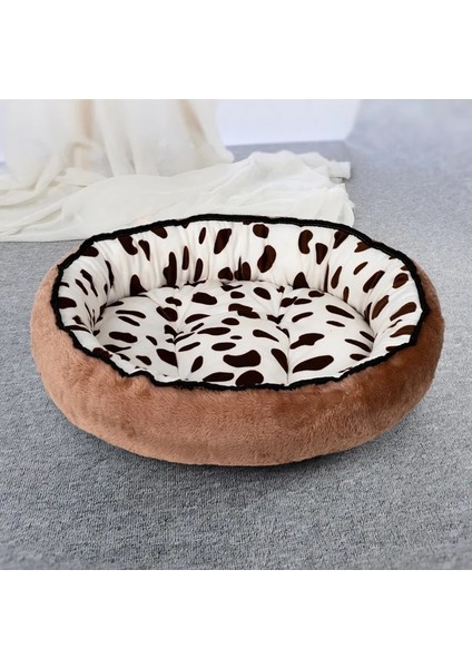 Açık Mavi Stil Xl 70X60CM Yuvarlak Köpek Yatakları Uyku Mat Yumuşak Sıcak Kulübesi Yatak Yastık Küçük Orta Büyük Köpek Evi Pad Için Pet Malzemeleri Cama Para Perro (Yurt Dışından) modelleri