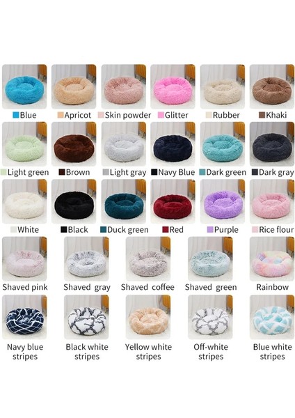 Parlak Pembe Tarzı 60 cm Yumuşak Yuvarlak Peluş Köpek Yatağı Büyük Köpekler Kanepeler Pet Kulübesi Kedi Paspasları Kalın Pamuklu Yuva Yastık Kış Sıcak Uyku Köpekleri Malzemeleri (Yurt Dışından) indirimleri