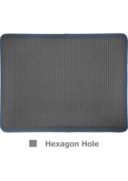 Gri Tarzı 45X60CM Kedi Kumu Mat Eva Çift Katmanlı Pet Kedi Kumu Trapper Paspaslar Su Geçirmez Alt Kaymaz Pet Kum Kedi Mat Katmanlı Kattenmand (Yurt Dışından)