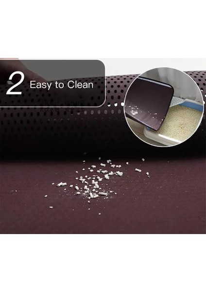 Gri Tarzı 45X60CM Kedi Kumu Mat Eva Çift Katmanlı Pet Kedi Kumu Trapper Paspaslar Su Geçirmez Alt Kaymaz Pet Kum Kedi Mat Katmanlı Kattenmand (Yurt Dışından) modelleri
