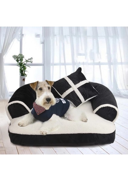 Kırmızı Stil 70X50CM Yumuşak Köpek Yatakları Kedi Kanepe Küçük Orta Köpekler Için En Iyi Pet Evi Kediler Yuva Klasik Ingiltere Tarzı Kış Sıcak Uyku Yatak Köpek Mat (Yurt Dışından) fiyatları