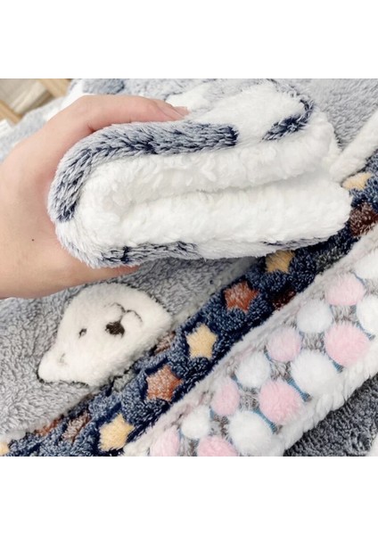 Pembe Kutup Ayısı Stili U 69X52CM Pet Uyku Mat Kedi Yatak Köpek Yatağı Kalınlaşmış Pet Yumuşak Yün Mat Battaniye Mmattress Ev Taşınabilir Yıkanabilir Sıcak Halı (Yurt Dışından) indirimleri