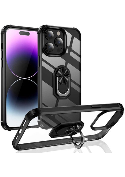 Alan Tech iPhone 14 Pro Uyumlu Zore Mola Kapak-Siyah