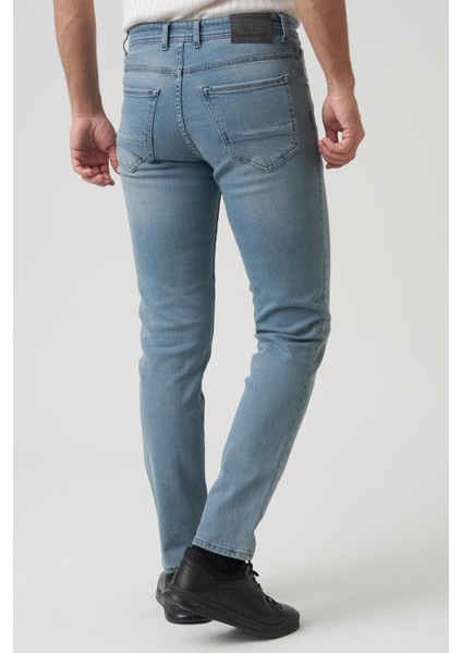 Albury J2427 Regular Fit Pamuklu 5 Cep Jean Pantolon Yeşil