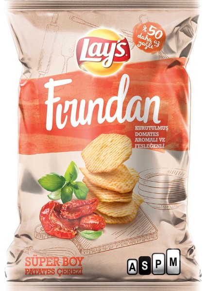 Lays Süper Boy Fırından Domates-Fesleğen 96 gr