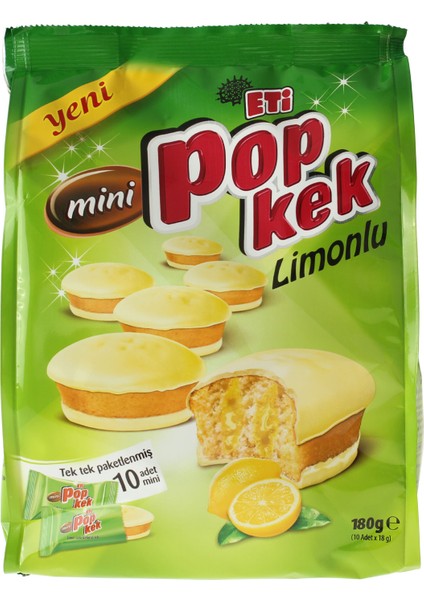 Popkek Mini Limonlu Kek 180 gr